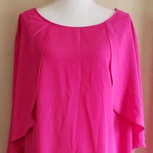 Woman's Plus Size Dress in Bright Fuchsia
